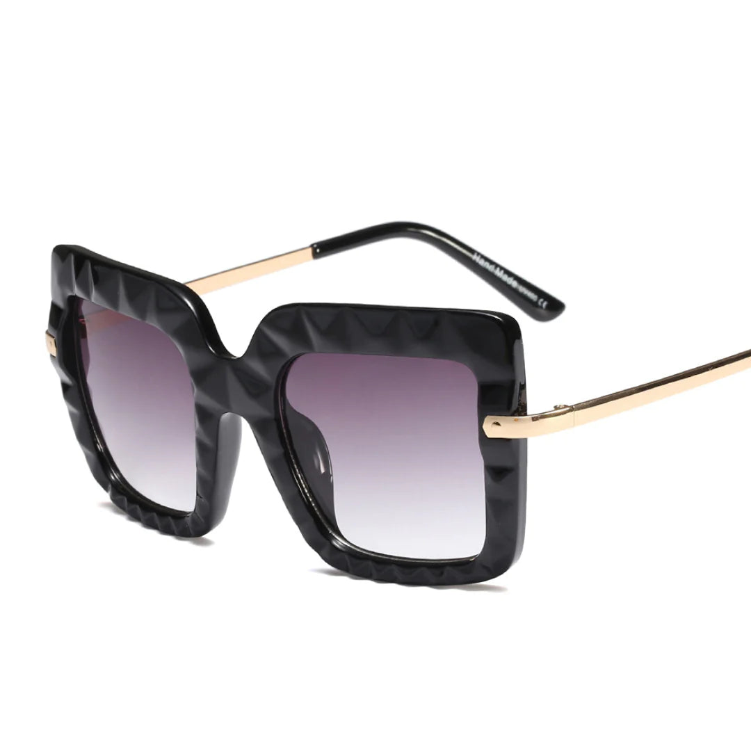 Confident Sunglasses – Sleek Acetate Shades with UV Protection for Bold Everyday Style