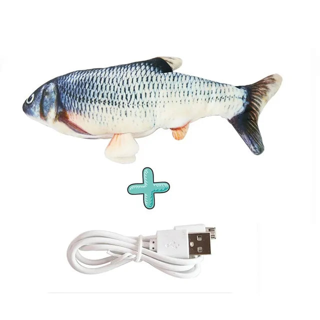 Cat Interactive Electric Floppy Toy Fish: Fun & Excitement for Your Feline Friend!