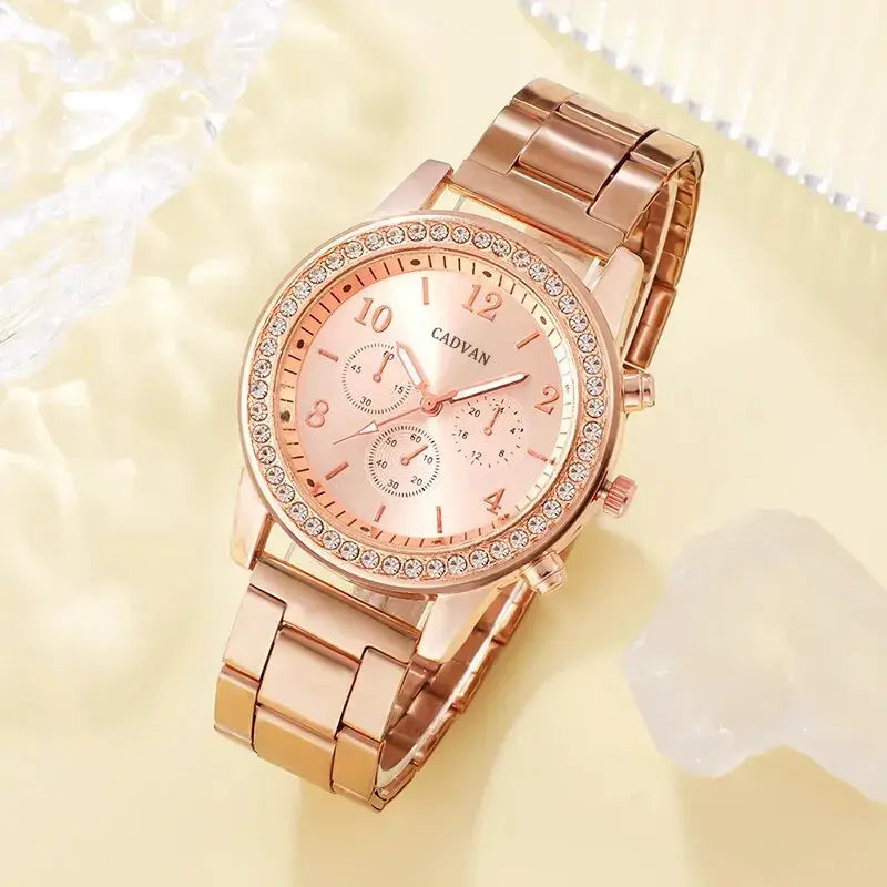 Radiate Elegance with the Rose Gold Luxury Watch Set