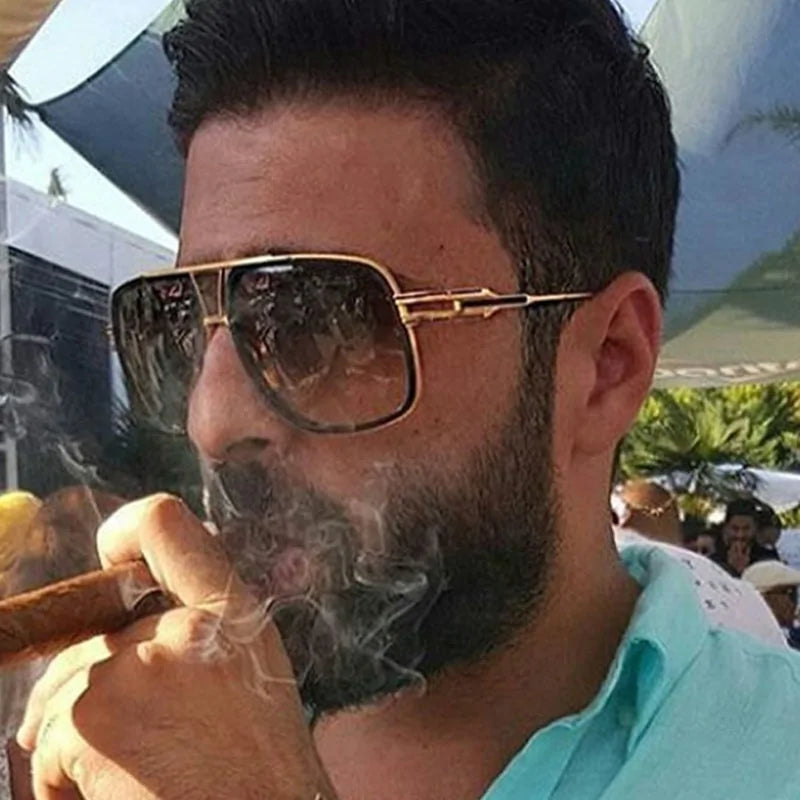 Step Up Your Style Game with Classic Oversized Men’s Sunglasses