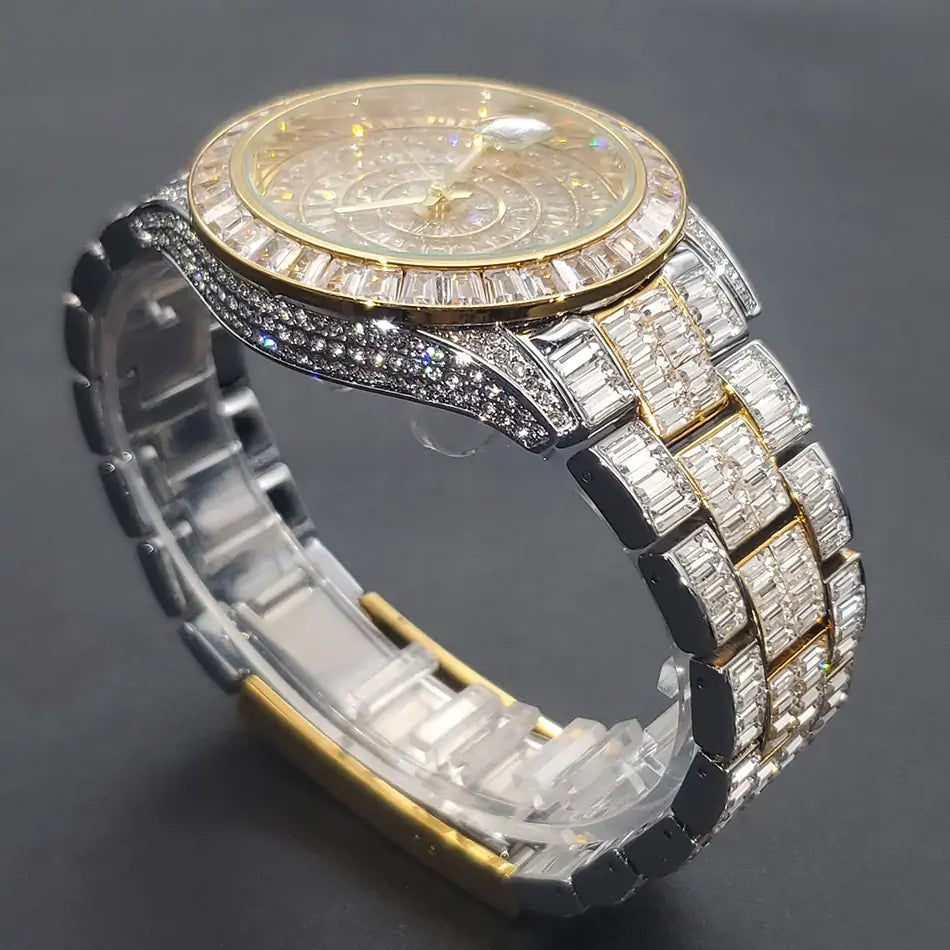 Introducing the Full Diamond Watch: Timeless Elegance Redefined!