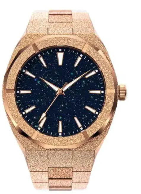 Gold Steel Sand Business Watch: Timeless Elegance for the Modern Professional