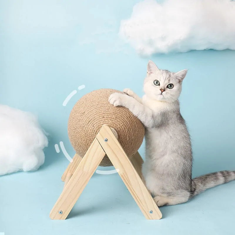 Interactive Cat Scratching Ball – Modern Design for Play, Exercise & Furniture Protection