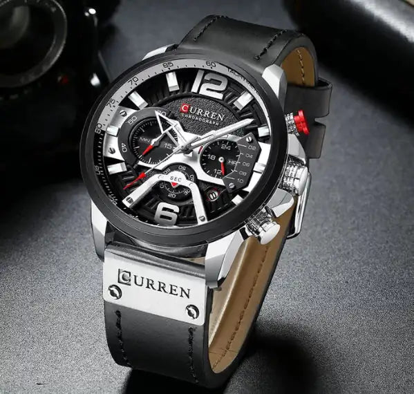 The Leather Curren Chrono Edition: Style Meets Durability