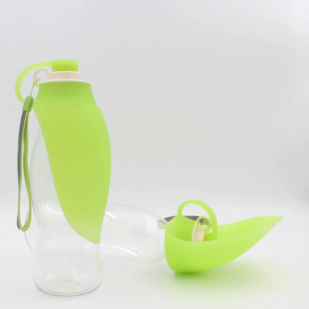 Portable Pet Water Dispenser Feeder – Leak-Proof Flip Cup for On-the-Go Hydration