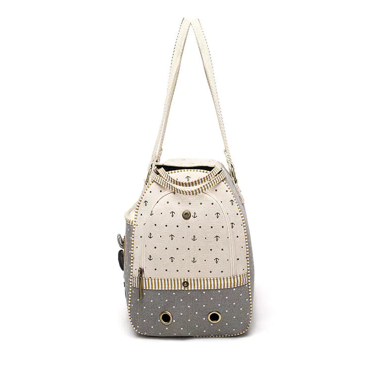 Canvas Pet Carrier Bag – Durable, Stylish Travel Space for Small to Medium Pets