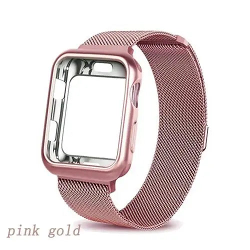 Elevate Your Apple Watch with the Stainless Steel Mesh Bracelet