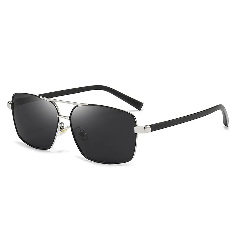 HD Polarized Driving Sunglasses – Full-Frame Metal+TR Build with UV400 Protection (150mm Width)