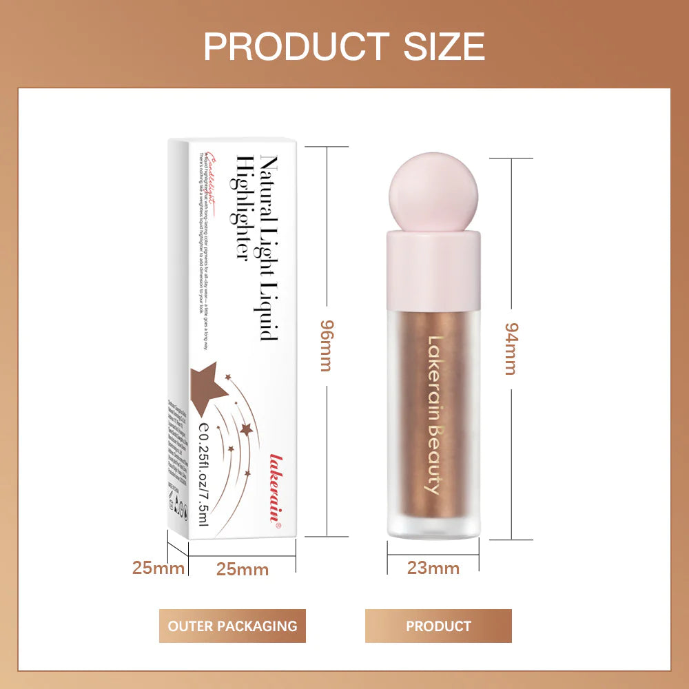Liquid Highlight Eyeshadow & Facial Brightener – Multi-Purpose Glow Enhancer (Lightweight, Blendable, Long-Lasting)