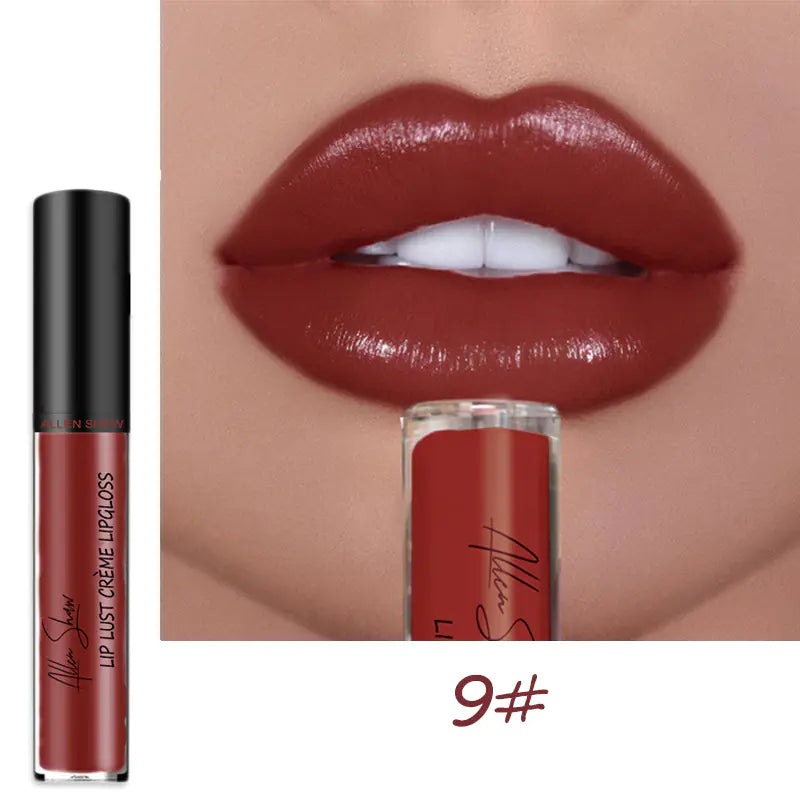 Allen Shaw Cream Lip Glaze – Intense Matte Velvet Color