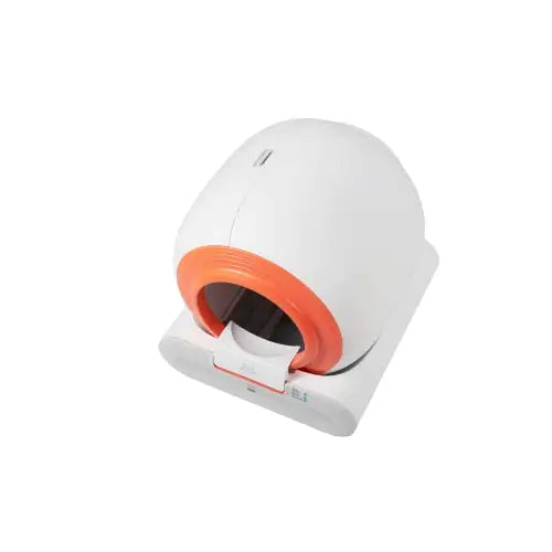 Smart Self-Cleaning Cat Litter Box – White + Dark Walnut (Product Code: W1264P164364)