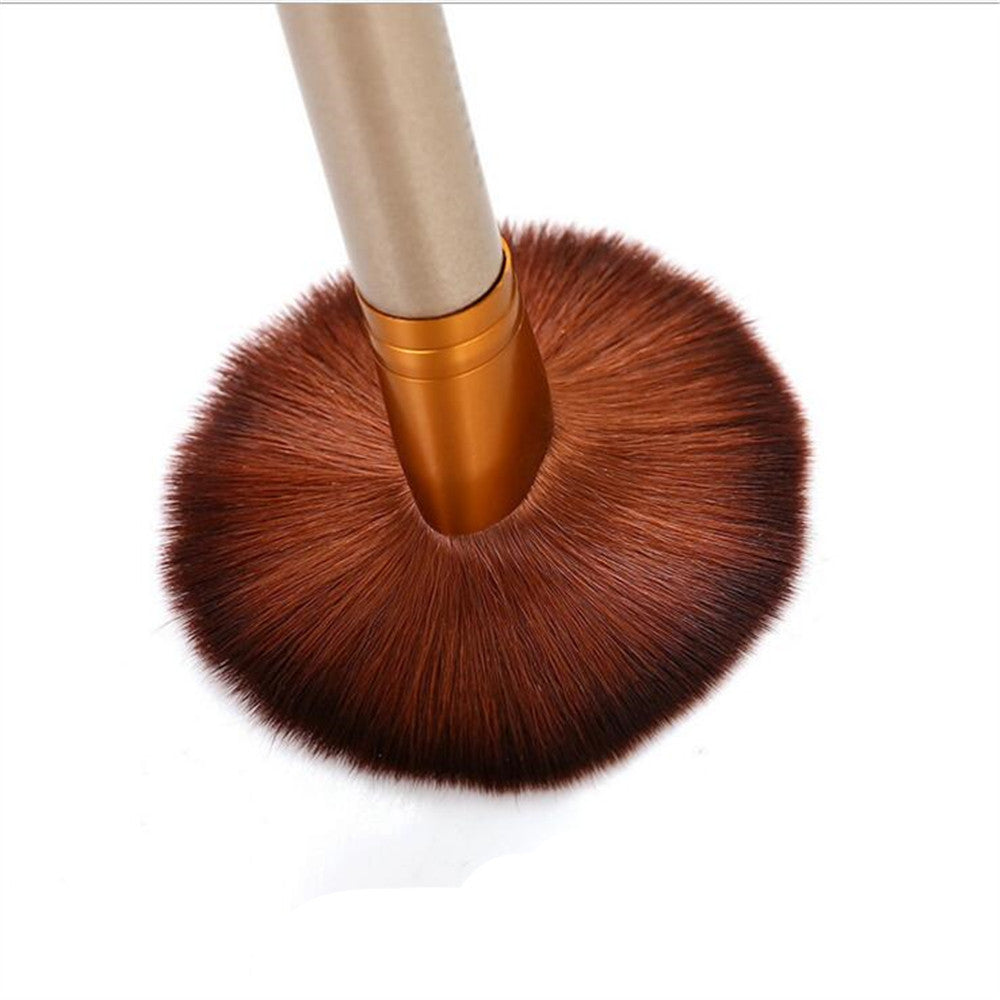 12-Piece Makeup Brush Set in Iron Box – Professional Quality, Travel-Friendly Design (Gold Finish)