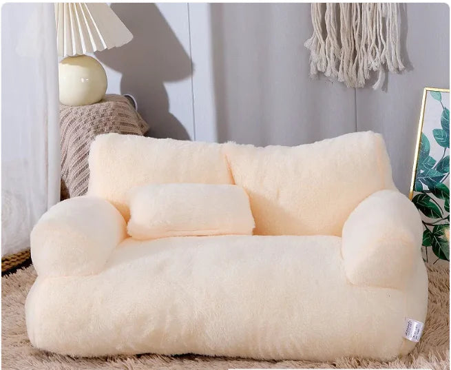 Plush Pet Bed – Soft Support and Cozy Luxury for Cats and Small Dogs