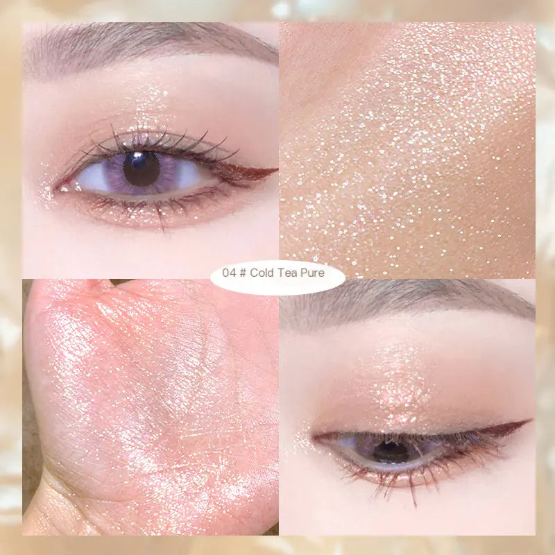 Double-ended Eyeshadow Pen – Waterproof, Shimmer Finish, Long-Lasting Color (6 Shades Available)