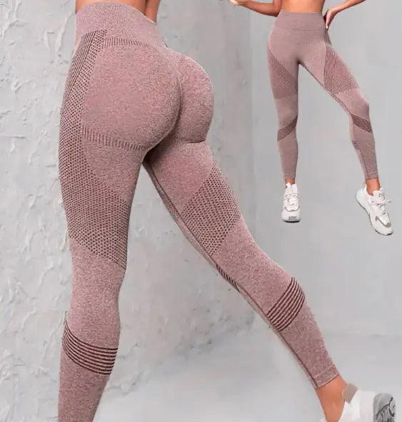 Seamless Yoga Pants – High Waist, Butt Lifting – Women’s Workout Leggings for Yoga, Running &amp; Gym