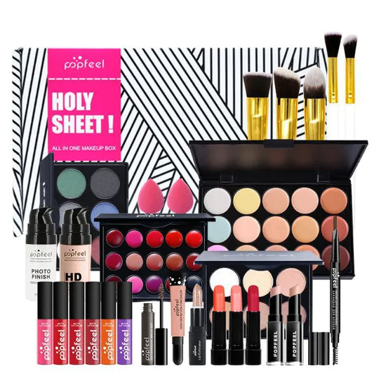 Beginner’s Complete Makeup Set – All-in-One Kit with Concealer, Eyeliner & Eyebrow Pencil (Multi-Shade Options)