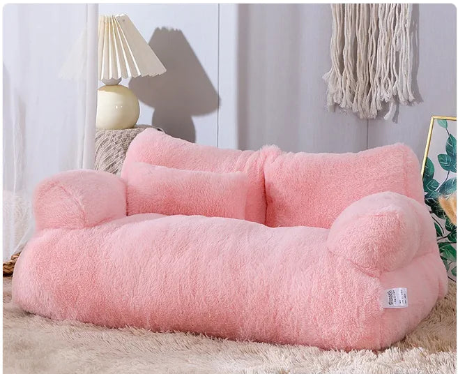 Plush Pet Bed – Soft Support and Cozy Luxury for Cats and Small Dogs