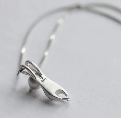 925 Sterling Silver Cat Necklace & Pendant – Elegant Jewelry for Cat Lovers