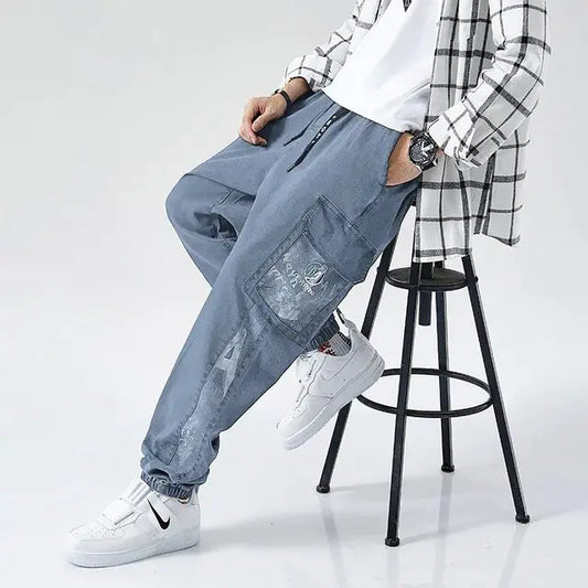 Experience Ultimate Comfort and Style with Men's Loose Jean Joggers