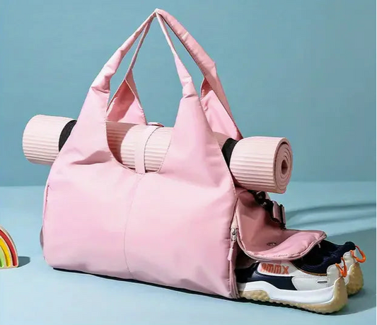 Yoga Mat Bag – Gym Fitness Handbag with Adjustable Strap and Multi-Compartment Design