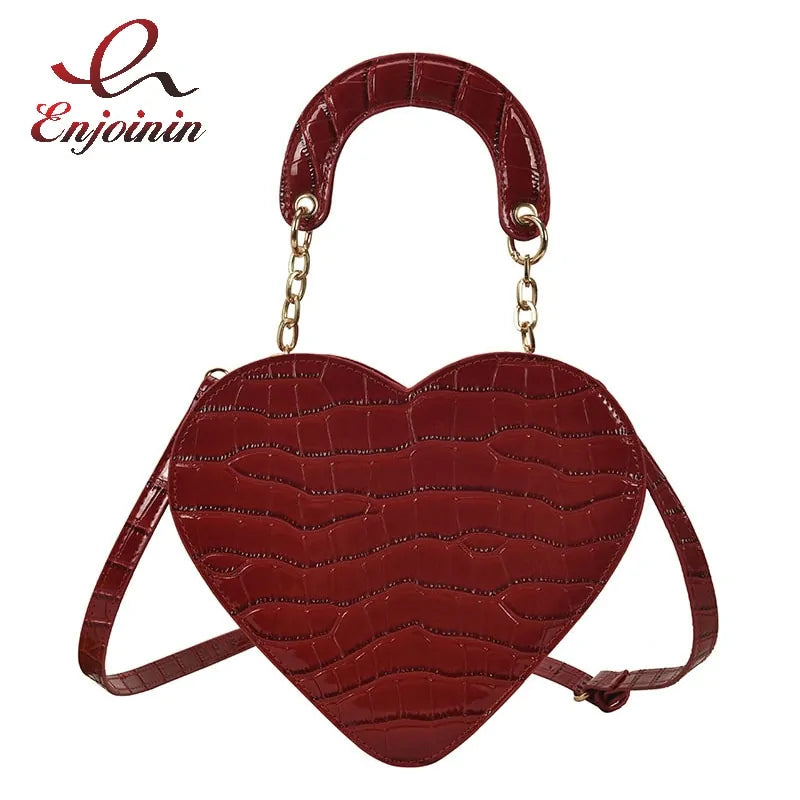 Heart Shaped Design Purse – Whimsical Compact Handbag with Playful Charm