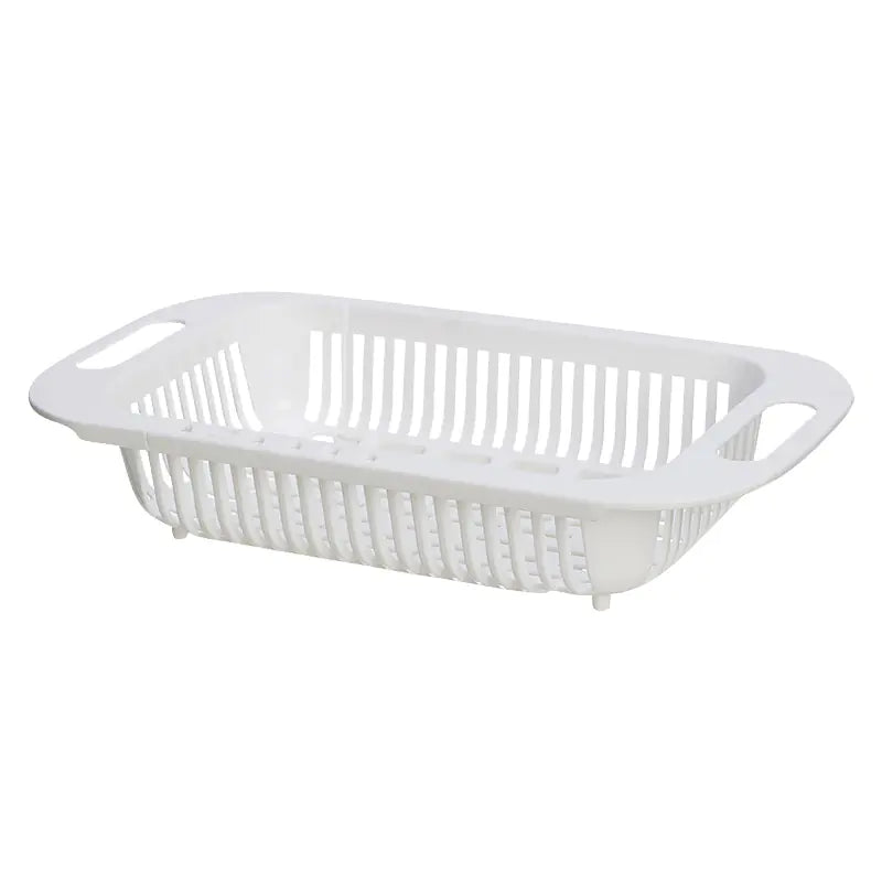 Adjustable Retractable Plastic Vegetable Draining Basket – Multi-Color Expandable Sink Colander