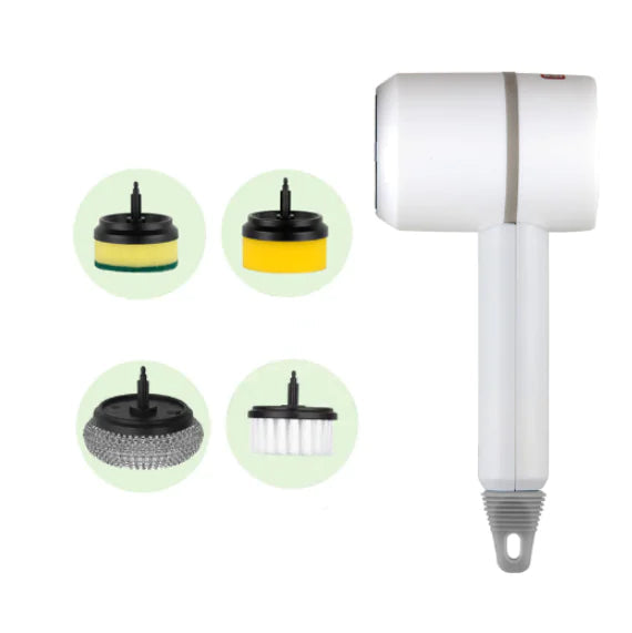 Multifunctional Electric Cleaning Brush – Rechargeable Scrubber with Multiple Brush Heads (Cordless & Powerful)