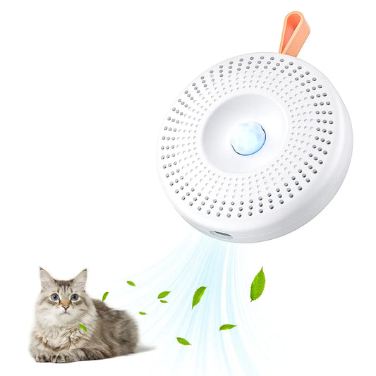 Smart Odor Eliminator for Litter Box – Automatic Deodorizer with Intelligent Sensor &amp; USB Charging