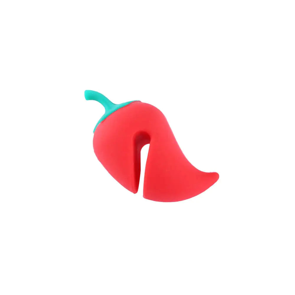 Creative Chicken Drumstick Shape Pot Lid Spill Preventer – Heat Resistant Silicone Kitchen Tool