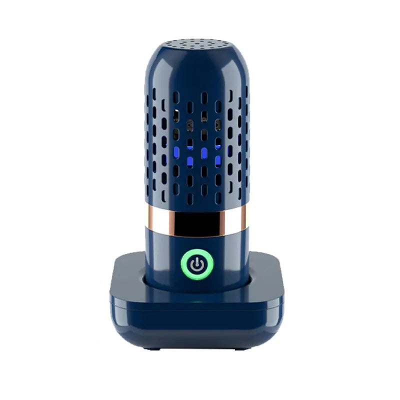 Wireless Capsule Fruit and Vegetable Cleaning Purifier – Portable Residue Remover with 3000mAh Battery (Blue)