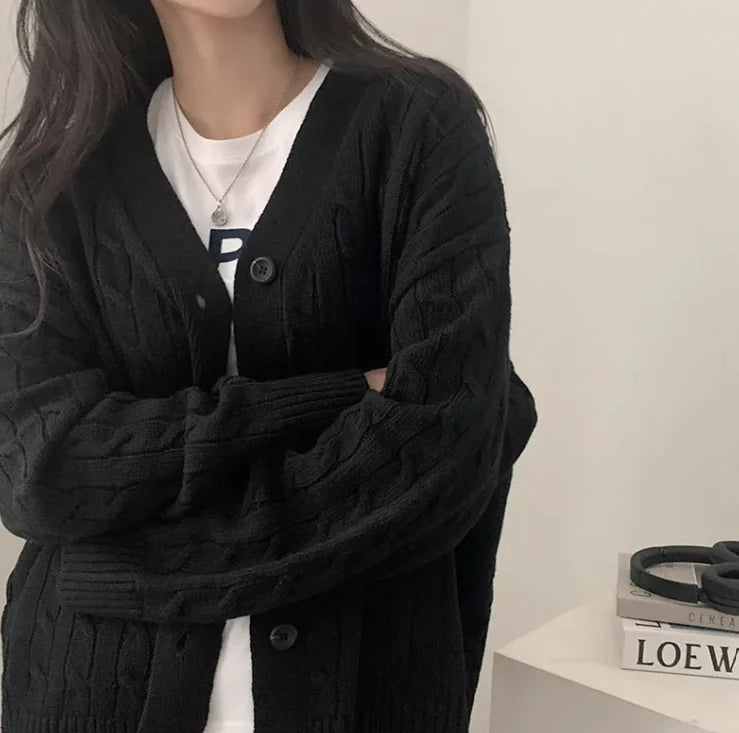 Women’s Spandex Cardigan Sweater – Flexible Fit, Open-Front Design, and Sophisticated Style (Free Size)