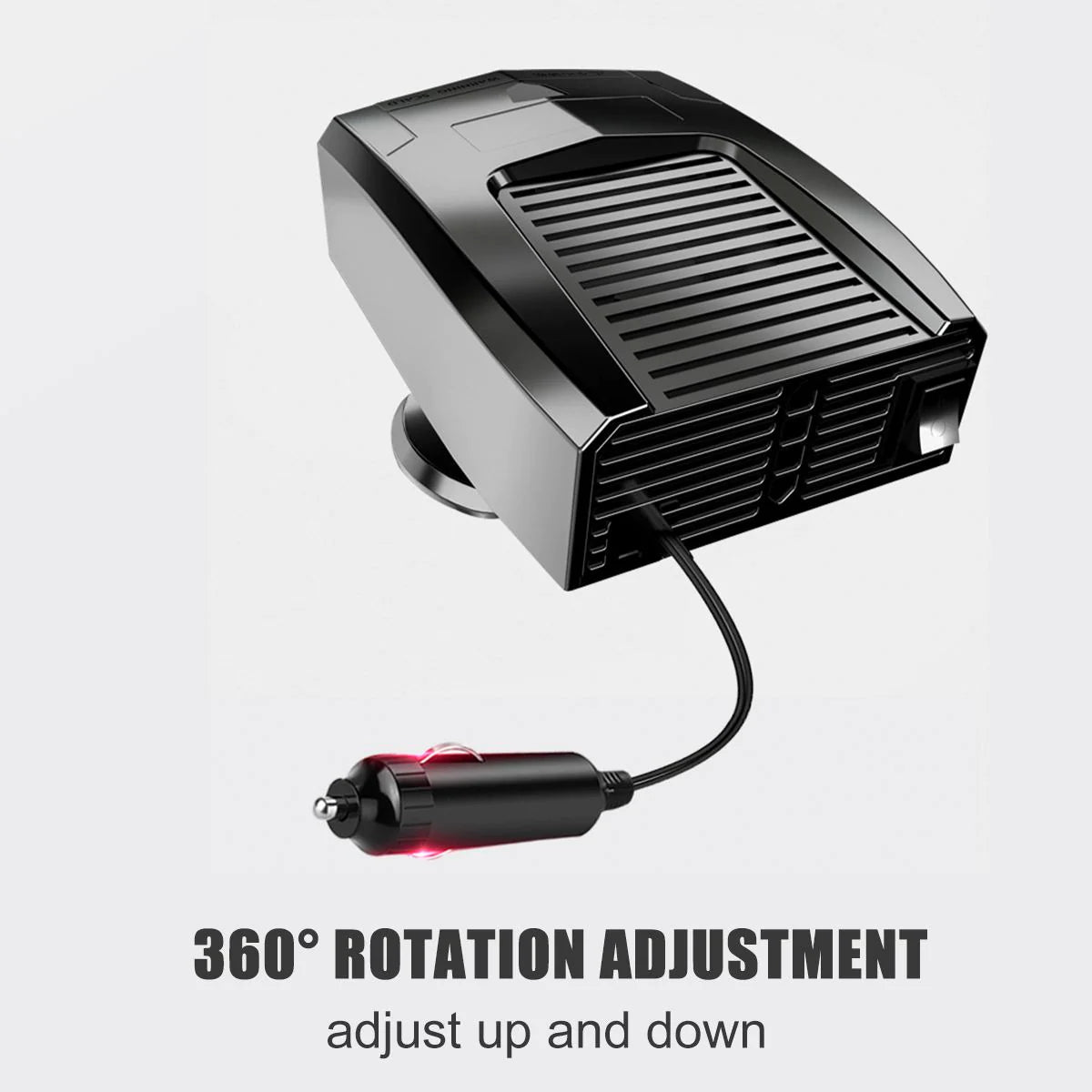 Car Electric Heater – Fast Heating & Defogging with 12V/24V Universal Compatibility (Compact, Durable ABS Design)