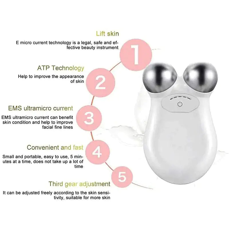 Beauty Microcurrent Facial Toning Massager – Lift, Tone & Rejuvenate Your Skin