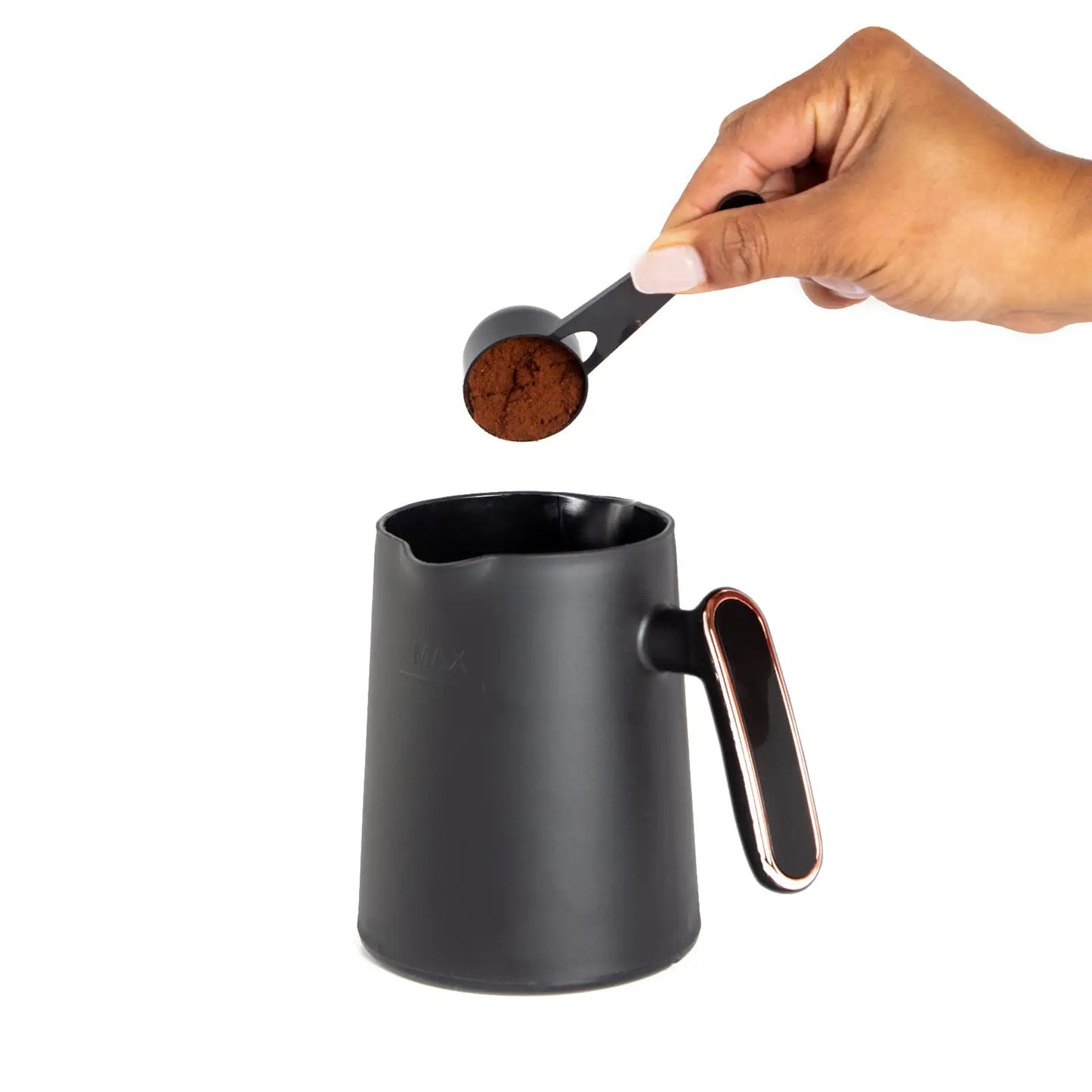 Turkish Coffee Maker – Authentic Electric Turkish Coffee Machine with Auto Shut-Off & Boil Sensor (240 ml, 420W, 120V)