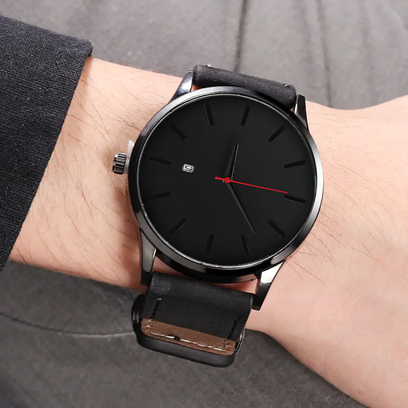 The Leather Quartz Watch: Timeless Elegance Meets Everyday Functionality