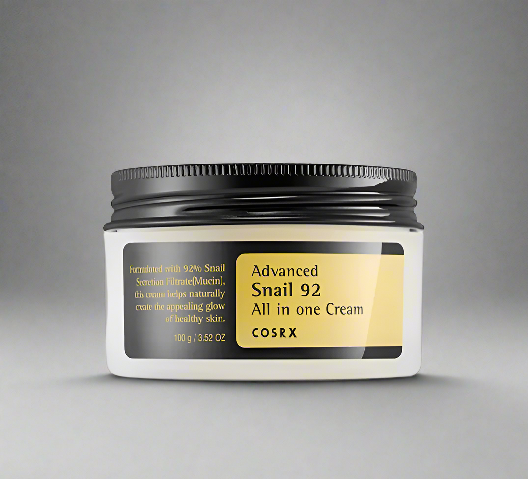 COSRX Advanced Snail 92 All-In-One Cream – Repairing & Hydrating Face Cream with Snail Mucin (100ml)