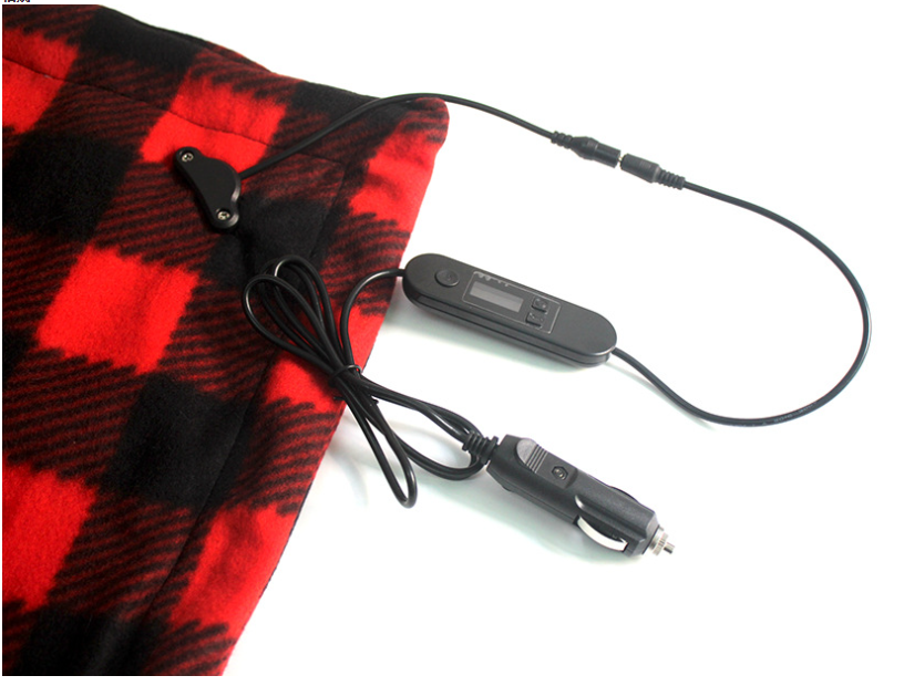 Car Heating Blanket – Portable Travel Heated Throw with Temperature Control (Polyester, 0.53 kg)
