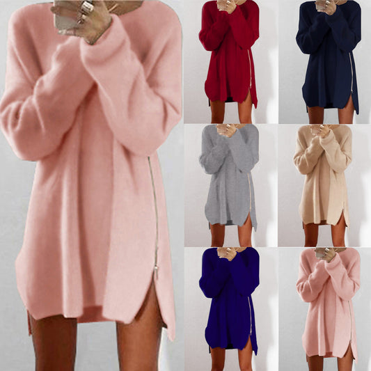 Casual Loose Zip Sweater – Relaxed Fit, Easy Layering, and Versatile Everyday Style (S–5XL)