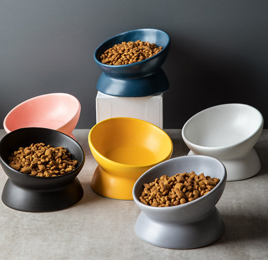 Elevated Pet Bowl – Spine-Supporting Ergonomic Feeding Dish