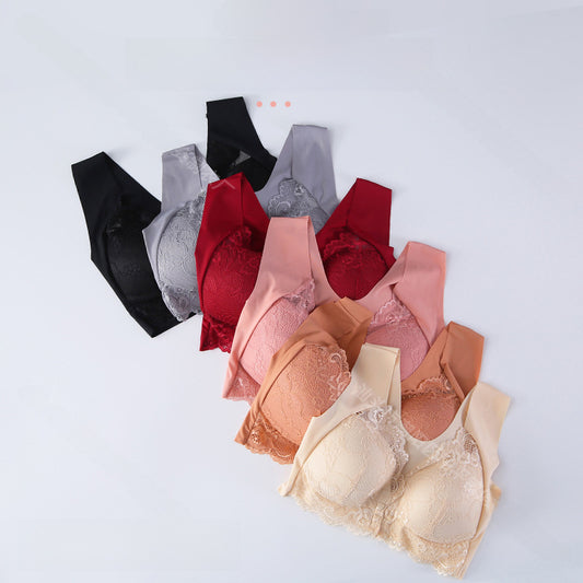 Comfortable Wireless Plus Size Bra – Seamless Full Coverage with Non-Wire Support (sizes M-9XL)