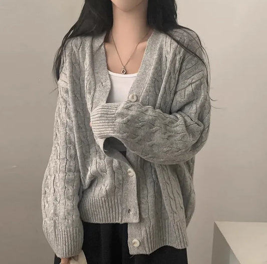 Women’s Spandex Cardigan Sweater – Flexible Fit, Open-Front Design, and Sophisticated Style (Free Size)