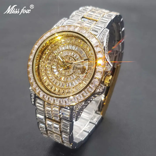 Introducing the Full Diamond Watch: Timeless Elegance Redefined!