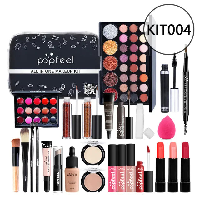 Beginner’s Complete Makeup Set – All-in-One Kit with Concealer, Eyeliner & Eyebrow Pencil (Multi-Shade Options)
