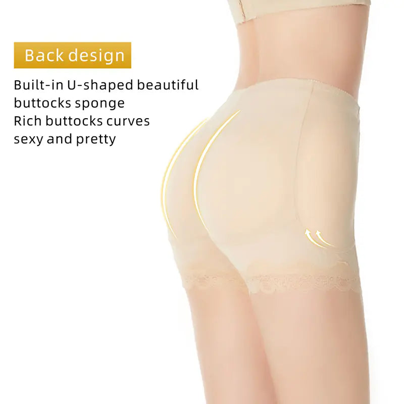 Large Size Tummy Control Buttocks Enlargement Pants – Hip Lift & Body Shaping (S–6XL, Black & Skin Colors)