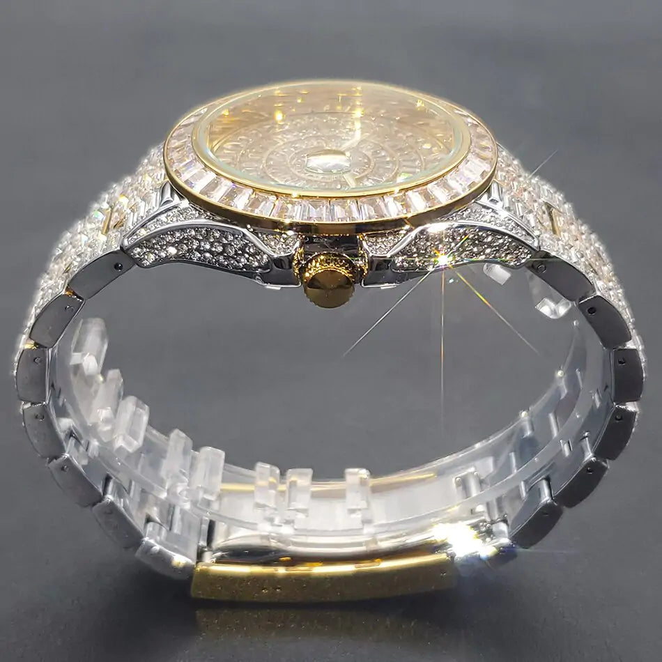 Introducing the Full Diamond Watch: Timeless Elegance Redefined!
