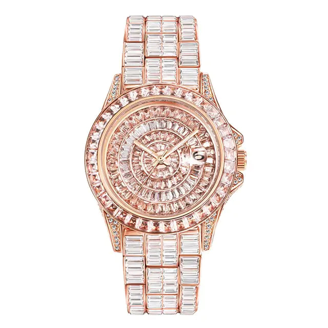 Introducing the Full Diamond Watch: Timeless Elegance Redefined!
