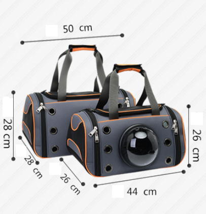 Foldable Pet Space Bag – Lightweight Travel Carrier with Space Capsule Design