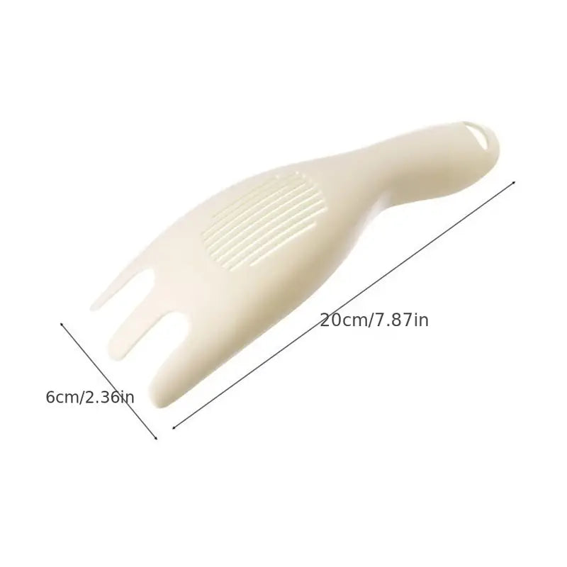 Multi-functional Colander/Strainer & Rice/Pasta Washing Spoon – Lightweight PP Kitchen Gadget for Easy Cleaning