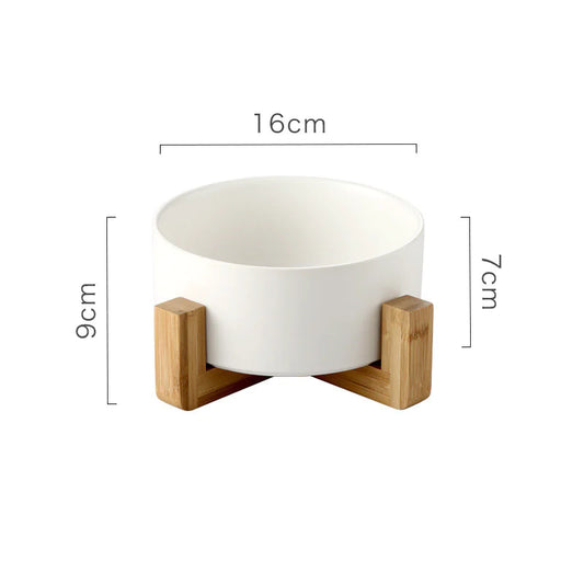 Non-Slip Ceramic Pet Drinking Bowl for Dogs and Cats