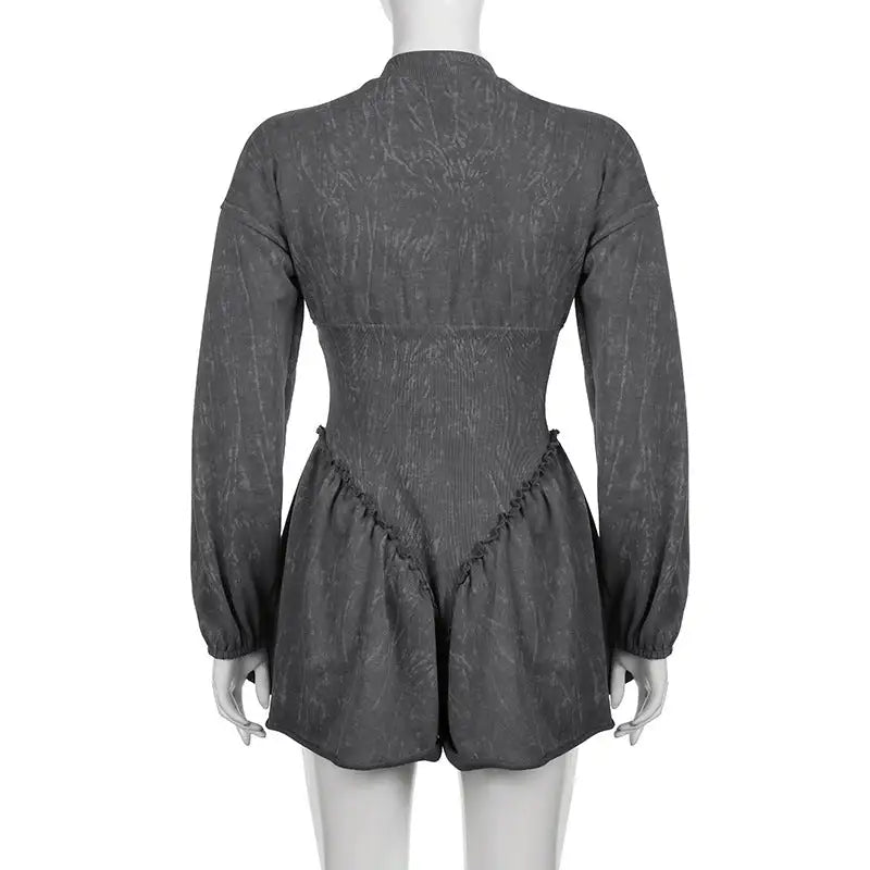 Washed Pleated Romper – Effortless Style for Every Occasion